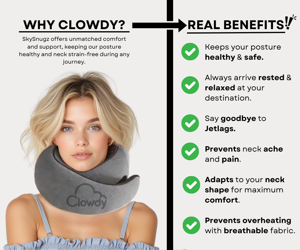 Clowdy - Travel Pillow